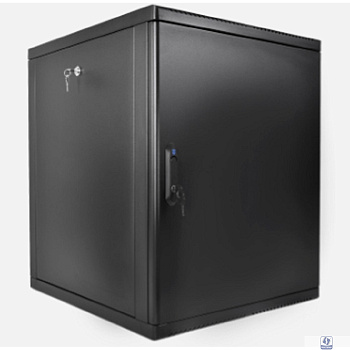 ЦМО Шкаф телекоммуникационный настенный разборный 12U (600 x 650) съемные стенки, дверь металл, цвет черный (ШРН-М-12.650.1-9005)
