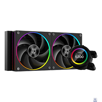 Кулер с водяным охлаждением ID-Cooling SL240, LCD SCREEN /300W /all Intel /all AMD  Ret