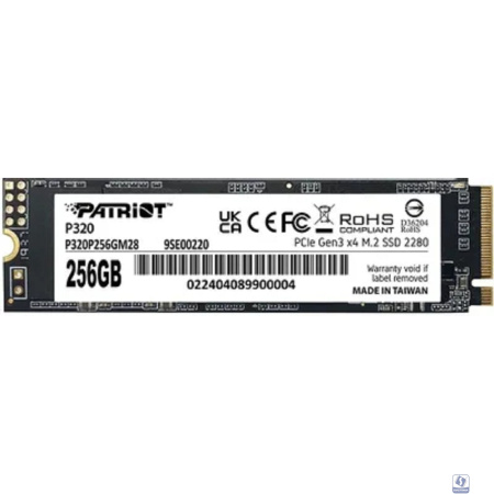 Patriot SSD PCIe 3.0 x4 256GB P320P256GM28 P320 M.2 2280