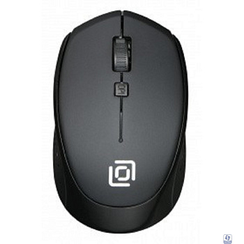Мышь Oklick 488MW черный/черный оптическая (1000dpi) беспроводная USB (4but) (1196560)