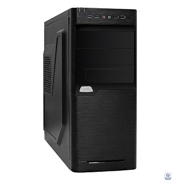 Exegate EX272729RUS Корпус MiditowerXP-330U Black, ATX, <XP500, Black,120mm>, 2*USB+2*USB3.0, Audio