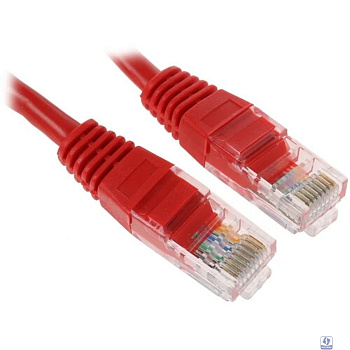 Cablexpert PP12-0.5M/R Патч-корд UTP   кат.5e, 0.5м, литой, многожильный (красный)