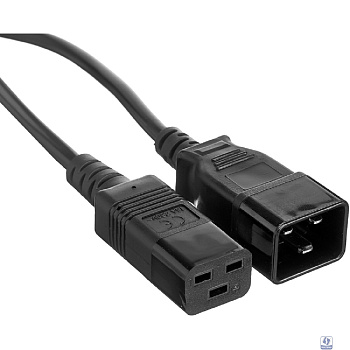 Exegate EP280639RUS Кабель питания (UPS) ExeGate Power EC20-10P (IEC 320 С19->С20) VDE-250V-3*1.5mm2, медь, 16А, черный, 10м.