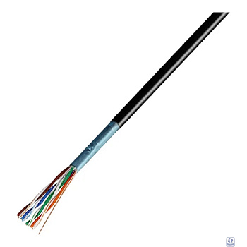 Rexant (01-0165) Кабель витая пара F/UTP, CAT 5e, ZH нг(А)-HF, 4PR, 24AWG, OUTDOOR, SOLID, черный, 305м