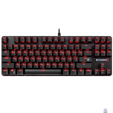 Defender Клавиатура Mechanoid GK-581 RU,черный,87кн,SNK корич 