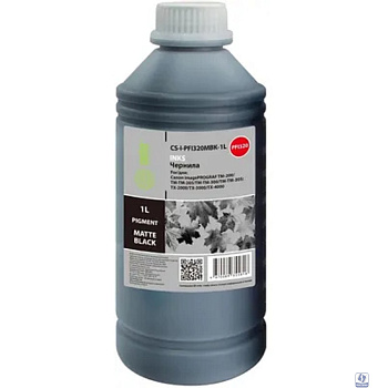 Чернила Cactus CS-I-PFI320MBK-1L PFI-320/120 черный матовый1000мл для imagePROGRAF TM-200/TM-205/TM-300/TM-305;TX-2000/TX-3000/TX-4000