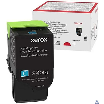 Картридж лазерный Xerox 006R04369 голубой (5500стр.) для Xerox С310