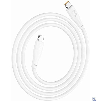 HOCO Кабель USB2.0 Hoco Type-C/Type-C, 5А, 100Вт, X96, 1м, белый, коробка