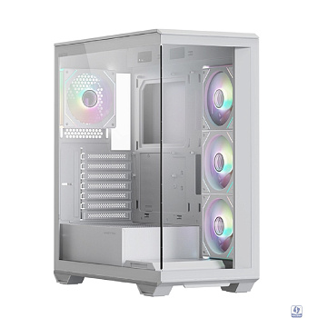 XASTRA Корпус Q600 4ARGB-C10-WH White ATX/Aquarium/Screewless/3x120mm ARGB PWM FM fans/Argb+PWM HUB 10port/ Q600-4FM12A-C10-WH