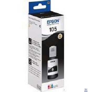 EPSON C13T00Q140  Контейнер 105  с черными пигментными чернилами для L7160/7180, 140 мл
