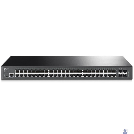 TP-Link SG3452 Управляемый коммутатор JetStream 2-го уровня с 48 гигабитными портами RJ45 и 4 портами SFP