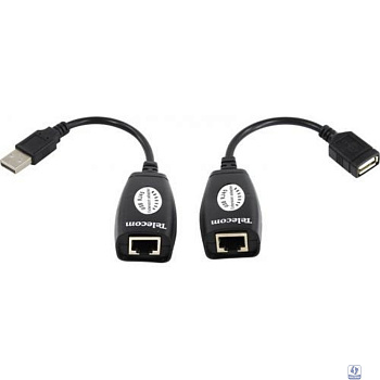 Telecom Адаптер-удлинитель USB-AMAF/RJ45, по витой паре до 45m <TU824> [6926123510322]