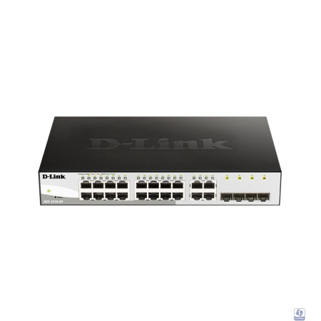 D-Link DGS-1210-20/F2A Управляемый L2 коммутатор с 16 портами 10/100/1000Base-T и 4 комбо-портами 100/1000Base-T/SFP