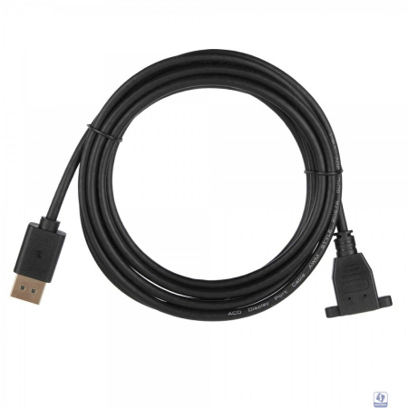 Кабель ACD Кабель ACD-DDPF2-30B |ACD-DDPF2-30B| DisplayPort 1.2, DP extension, Golden Plated, 20m/20f, Черный, |ACD-DDPF2-30B| 3м (742514)