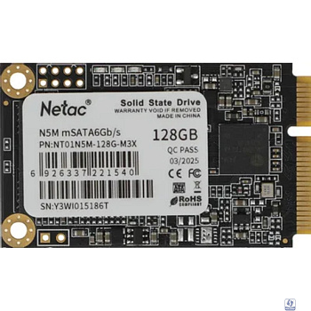 Накопитель SSD Netac mSata N5M 128GB NT01N5M-128G-M3X TLC