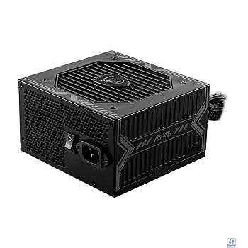 Блок питания ПК/ Power Supply MSI MAG A750BN PCIE5, 750W 80+ Bronze (ATX, 3.0, PCIe 5.0, Non modular, 1x24(20+4)pin, 2xCPU 8(4+4)pin, 2xPCIe*2 8(6+2)pin, 1x12VHPWR, 5xSATA3, 2xMOLEX4pin, Active, 120x1
