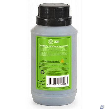 Тонер Cactus CS-THPCHUY-45 желтый флакон 45гр. для принтера HP Color Universal