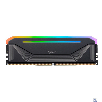 Apacer DDR5 DIMM 16GB 6000MHzNOX RGB Black Gaming Memory CL38 1.35V (Retail) 2048*8  Heat Sink (Retail) 3 years (AH5U16G60C622NBAA-1)
