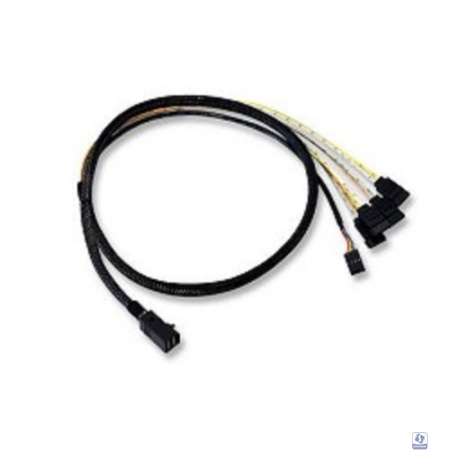 LSI LSI00411 SERVER ACC CABLE MINI-SAS HD/TO SATA DATA 1M  LSI (L5-00221-00)