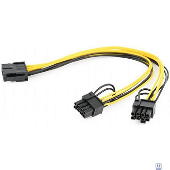 Cablexpert Кабель питания PCI-Express 8-пин на 6+2 пин x 2 шт., 0.3 м (CC-PSU-85)