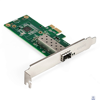 Exegate EX296228RUS Сетевой адаптер ExeGate EXE-i210-F1 (PCI-E x1 v2.0, порт 1xSFP (медный), 10/100/1000Mbps, Gigabit Server NIC Intel Chipset I210-F1)