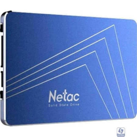 SSD 2.5" Netac 240Gb N535S Series <NT01N535S-240G-S3X> Retail (SATA3, up to 540/490MBs, 3D NAND, 140TBW, 7mm)