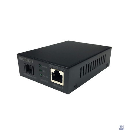 ORIGO OMCG20SC-BXU/A1A WDM медиаконвертер 1000Base-T / 1000Base-LX (SC), Tx: 1310 нм, Rx: 1550 нм, одномод, до 20 км