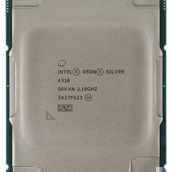 CPU Intel Xeon Silver 4310 12 Cores, 24 Threads, 2.1/3.3GHz, 18M, DDR4-2666, 2S, 120W PULL