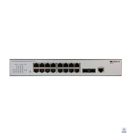 ORIGO OS3118/A2A Управляемый L2 коммутатор 16x1000Base-T, 2x1000Base-X SFP