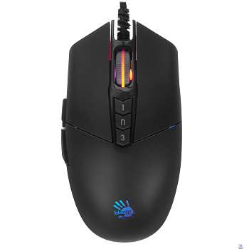 Мышь игровая A4Tech Bloody P91s , черный , оптическая, 8000dpi , USB, 8 кнопок