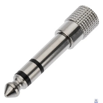 Rexant (14-0205) Переходник 6,3мм стерео штекер - 3.5мм стерео гнездо, металл