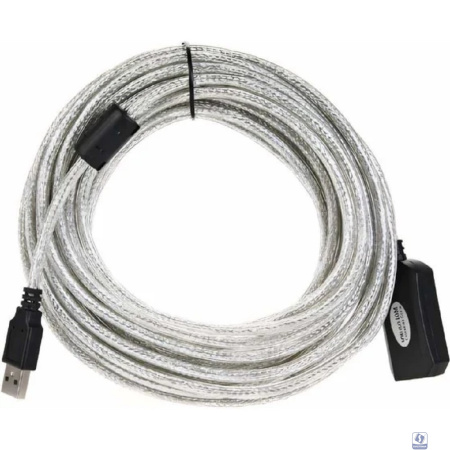 VCOM VUS7049-10M Кабель-адаптер USB2.0-repeater, удлинительный активный <Am-->Af> 10м (6937510851355)