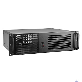 Exegate EX264944RUS Серверный корпус Exegate Pro 3U390-08 <RM 19",  высота 3U, глубина 390, БП 600ADS , USB>