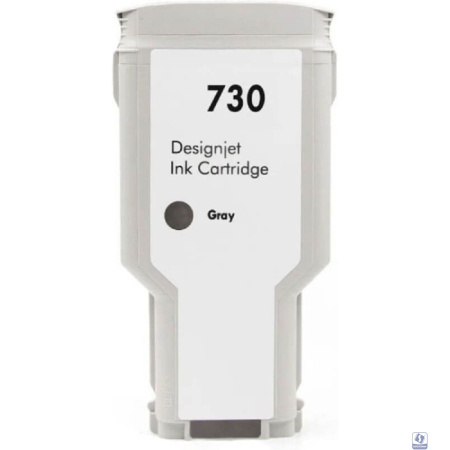 Струйный картридж NV Print 730 (NV-P2V72A) Gray для HP DesignJet T1700, T1600, T2600 (300 мл)