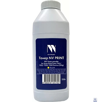 Тонер + девелопер NVP для Xerox WorkCenter 7425, 7525, 7220, 7830 Premium (250г) Yellow. WC 7425, 7428, 7435; WC 7220, 7225; WC 7525, 7530, 7535, 7545, 7556, 7830, 7835, 7845, 7855, 7970; Color C60, С