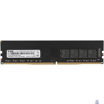 Память оперативная/ Foxline DIMM 32GB 3200 DDR4 CL 22  (2Gb*8)
