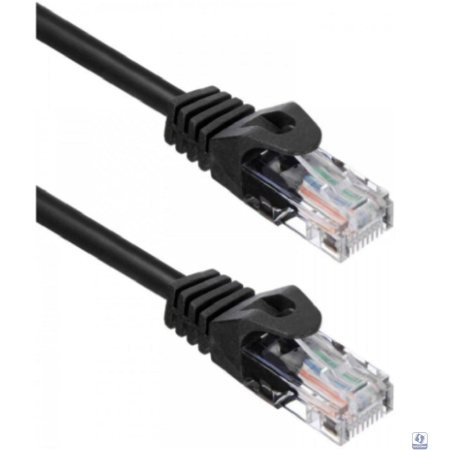 Кабель ACD Патч-корд ACD-LPU5C-30B |ACD-LPU5C-30B| Cat5e UTP 24AWG 4Pair, 7/0.18мм CU Черный, 3.0м, (741791)