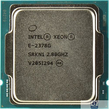 Процессор/ APU LGA1200 Intel Xeon E-2378G (Rocket Lake, 8C/16T,2.8/5.1GHz, 16MB, 80W, UHD Graphics P750)