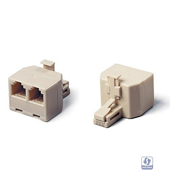 Cablexpert US-12  Разветвитель  US-12 RJ45 8P8C (джек) -> 2x8P8C (розетки)