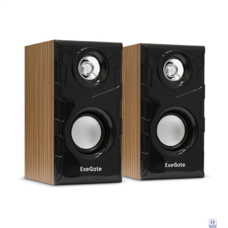 Exegate EX289694RUS Акустическая система 2.0 ExeGate Tango 316 (питание USB, 2х3Вт (6 Вт RMS), 80-20000Гц, дерево)