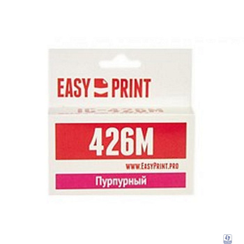 EasyPrint CLI426M Картридж IC-CLI426M для Canon PIXMA iP4840/MG5140/MG6140/MX884, пурпурный, с чипом