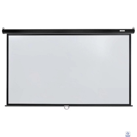LUMIEN Eco Picture LEP-100130 157х227см (рабочая область 124х221 см) (100") Matte White верх.кайма 30 см, восьмигранный корпус, возможность потолочн./настенного крепления, 16:9, корпус черного цвета