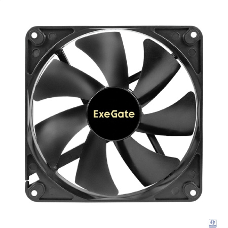 Exegate EX297100RUS Вентилятор 12В DC ExeGate ExtraPower EP14025B3P (140x140x25 мм, 2-Ball (двойной шарикоподшипник), 3pin, 1600RPM, 31dBA)