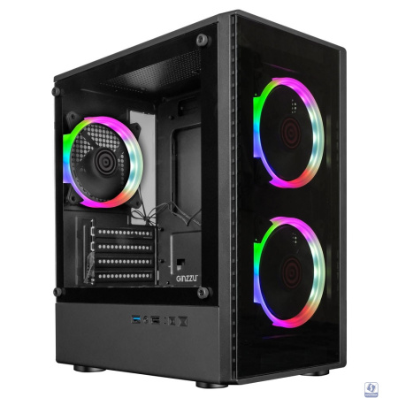 Ginzzu CL406 mATX FAN 3*12 FRGB (12RR4)