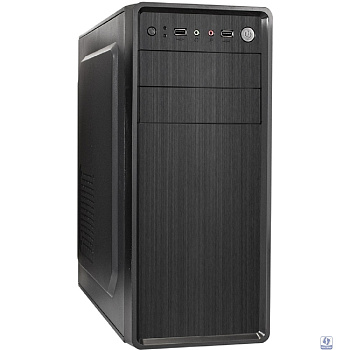 Exegate EX283729RUS Корпус Miditower XP-401 Black, ATX, <без БП>, 2*USB, Audio