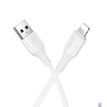 HOCO Кабель USB2.0 Hoco AM/Lightning, 2.4А, X120, 1м, белый, коробка