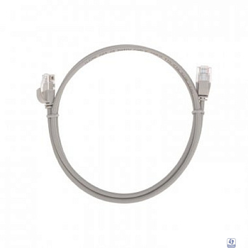 Rexant (02-0380-1) Патч-корд U/UTP, CAT 6A (10G), RJ45-RJ45, 28AWG, LSZH, серый, 1м