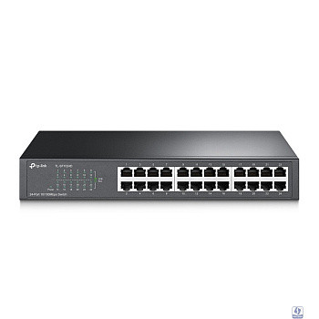 TP-Link TL-SF1024D Коммутатор с 24 портами 10/100 Мбит/с для размещения на столе или в стойке