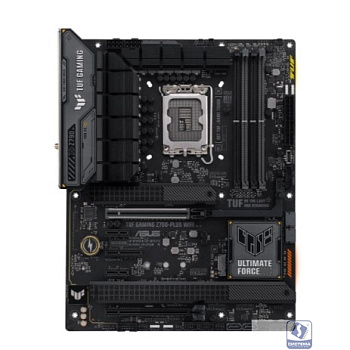 ASUS TUF GAMING Z790-PLUS WIFI (Socket 1700, ATX, 4xDDR5(192GB), DP/HDMI, 1xPCIe 5.0x16/1xPCIe 4.0x16/1xPCIe 4.0x4, 2xPCIe 3.0, 1xLAN (2.5GbE), Wi-Fi 6E, BT, 4xSATA 6Gb/s, 4xM.2, 2xType-C, 6xUSB 3.2)
