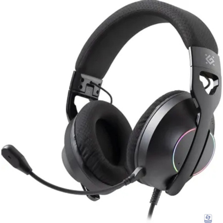 Defender Игровая гарнитура Weaver Черный, RGB, провод 2 м [62540]